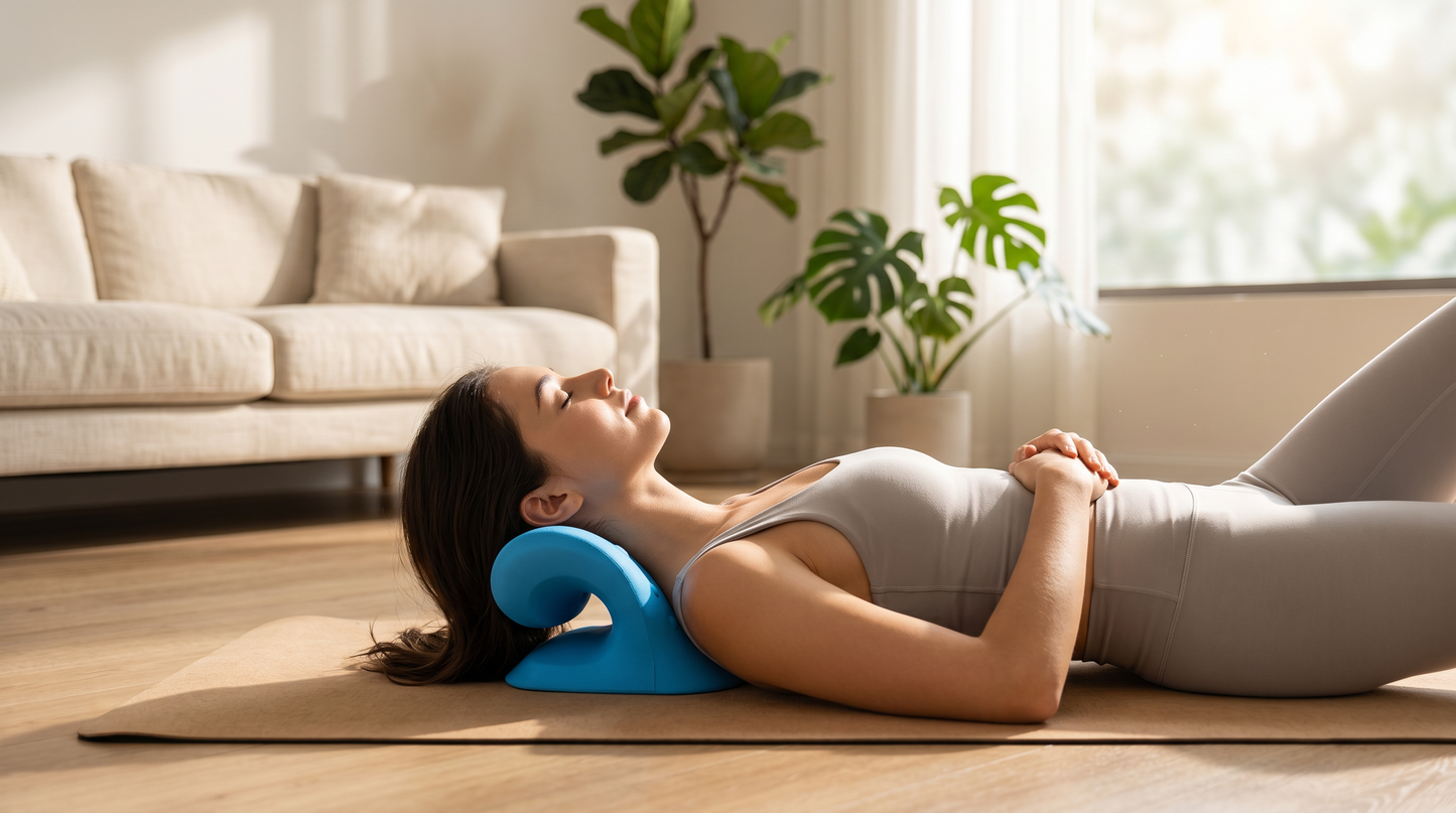 Cervical Traction Pillow — Instant Neck & Shoulder Pain Relief Stretcher